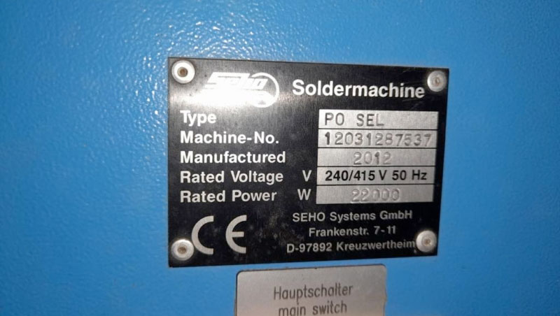 SEHO Power Selective Soldering System